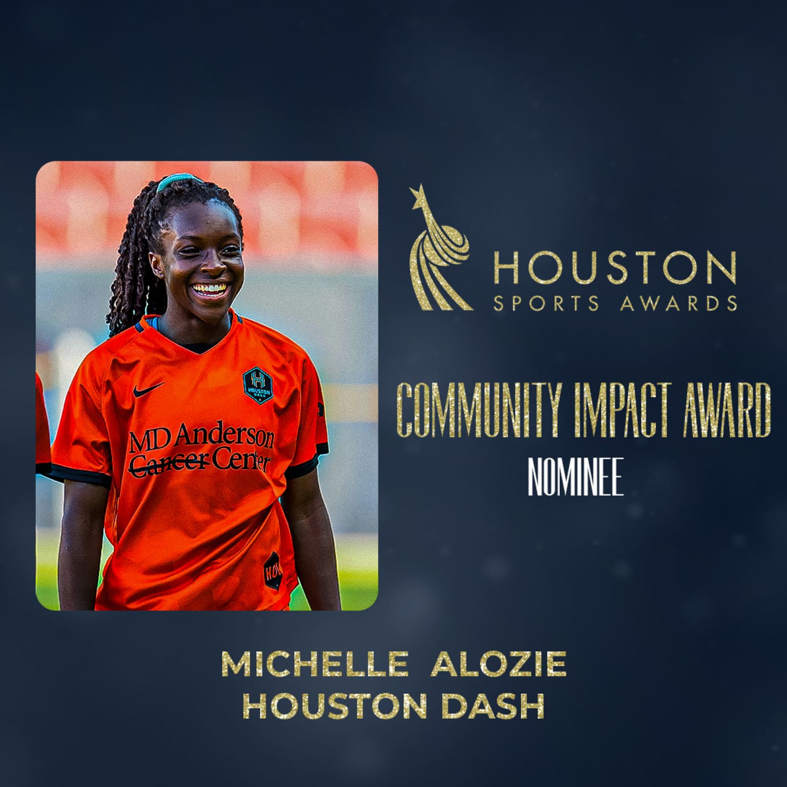 Michelle Alozie Nominated For Community Impact Awards. - Super Falcons Show